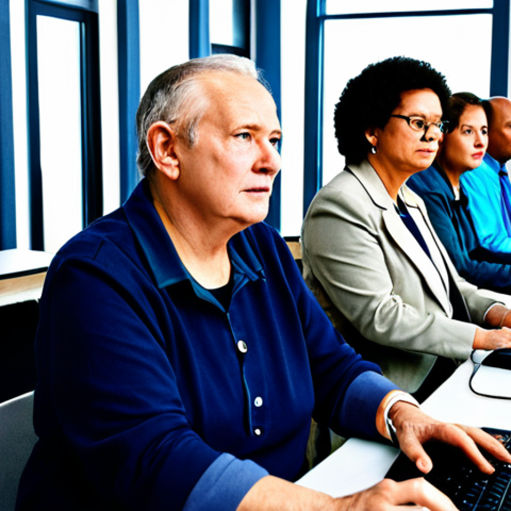 자동화 시대의 직업 안정성을 위한 법적 대책 - Retraining for the Future**

A diverse group of adults (men and women of various ages and ethnicitie...