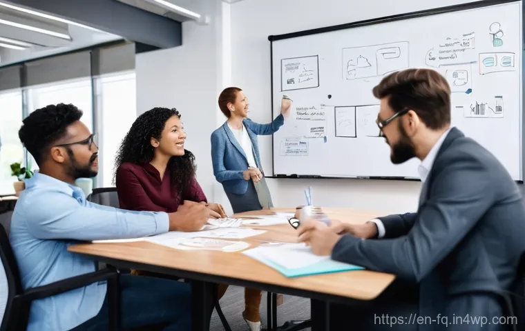 자동화 대응을 위한 직무 재설계 전략 - **Prompt:** A visually inspiring portrait of an individual (30s, non-binary, wearing comfortable yet...